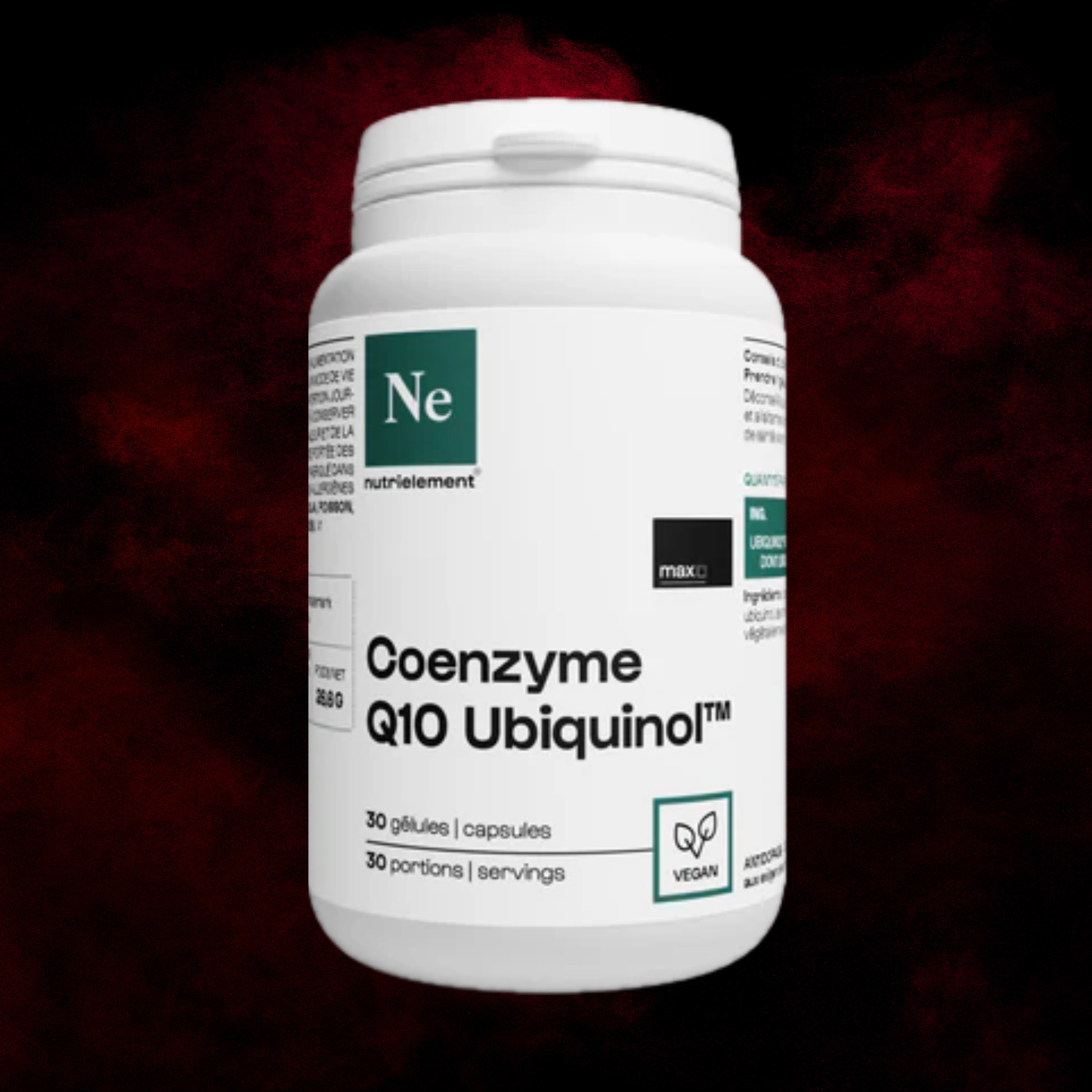 Ubiquinol™ (Coenzyme Q10 Active) - Nutrielement - 30 gélules