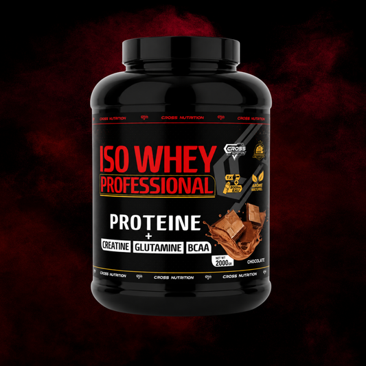 Iso Whey Pro + Créatine, Glutamine & BCAA – Cross Nutrition – 2kg