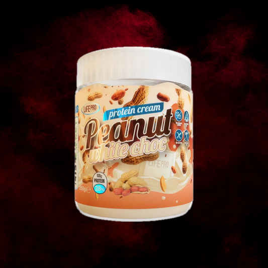 Protein cream - Peanut White choc - LIFE PRO - 250g